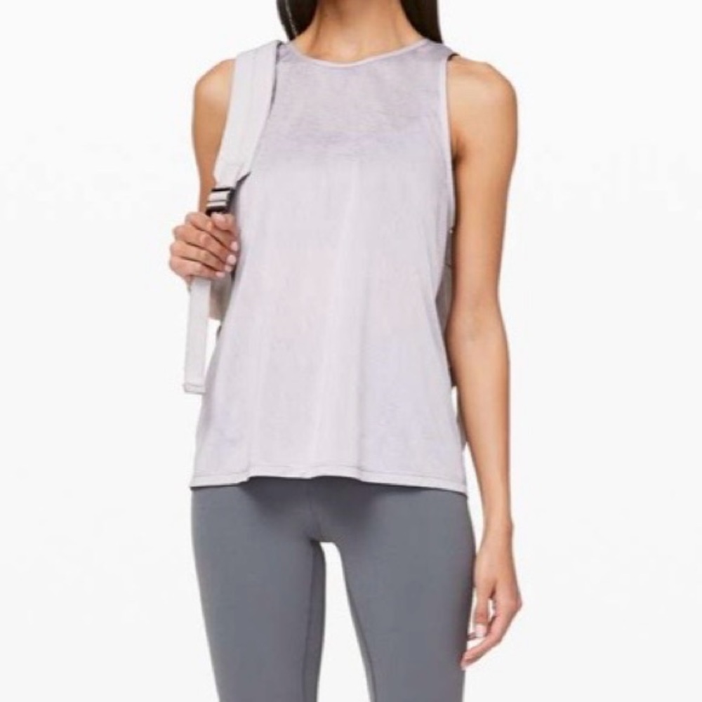 Lululemon Soul Stride Tank Iced Iris‎ size Medium